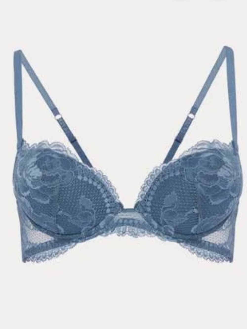 La Perla Blue Lace Underwire Bra
